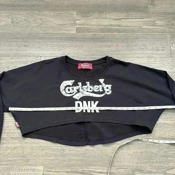 🔥Carlsberg🔥 | Black cropped sweater with  silver sequin - Picture 5 of 9